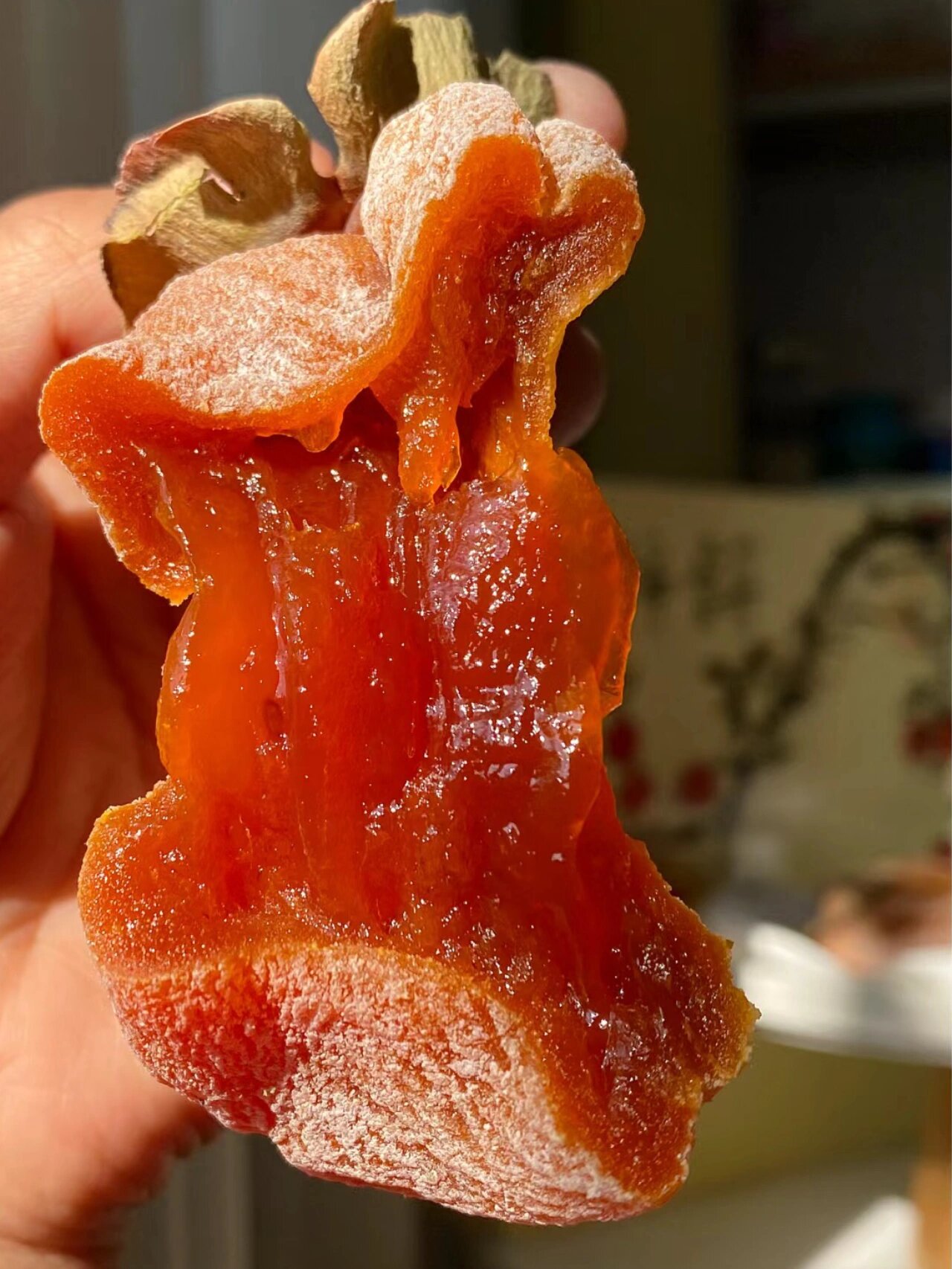在众多的柿饼中我选择了富平柿饼可不是闹着玩的