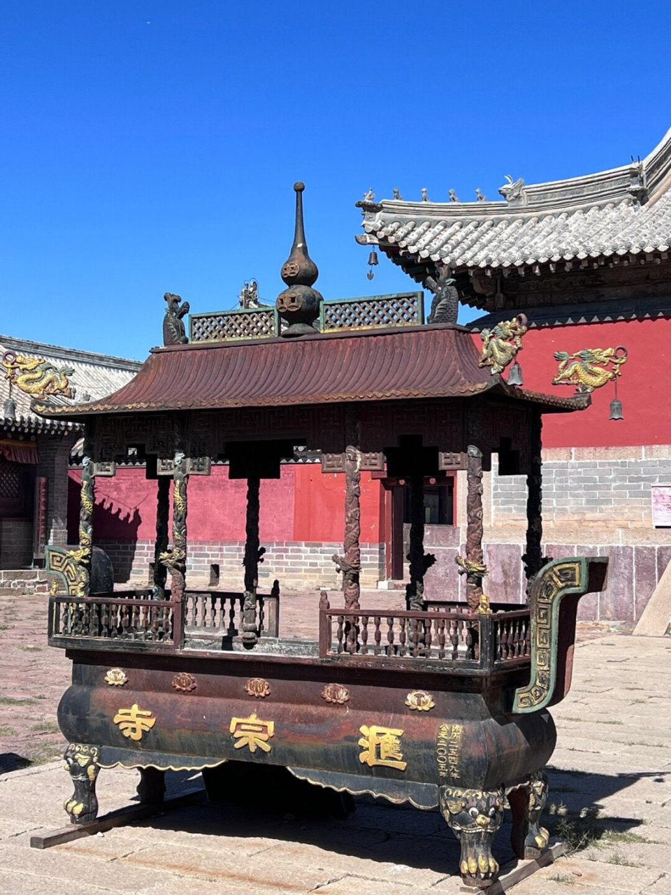 "总领漠南"汇宗寺  多伦诺尔的汇宗寺,建于康熙三十年的皇家寺院,为