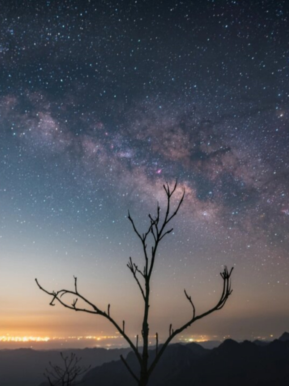 夜晚半月图片图片