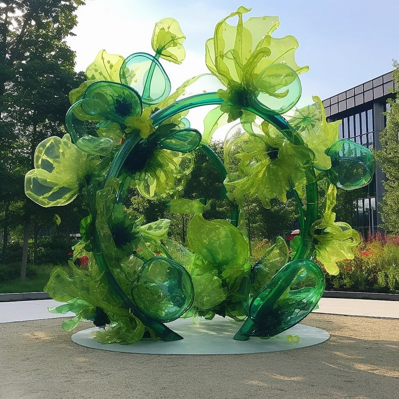 花艺美陈艺术装置,户外美陈,创意分享  美陈艺术装置,是将艺术与商业