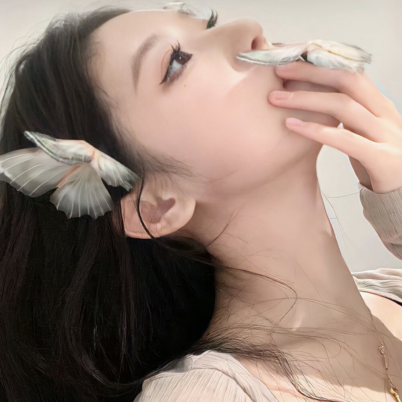 值得你长期不换的头像~ 美女真人头像#最靓头像壁纸征集赛# #头像