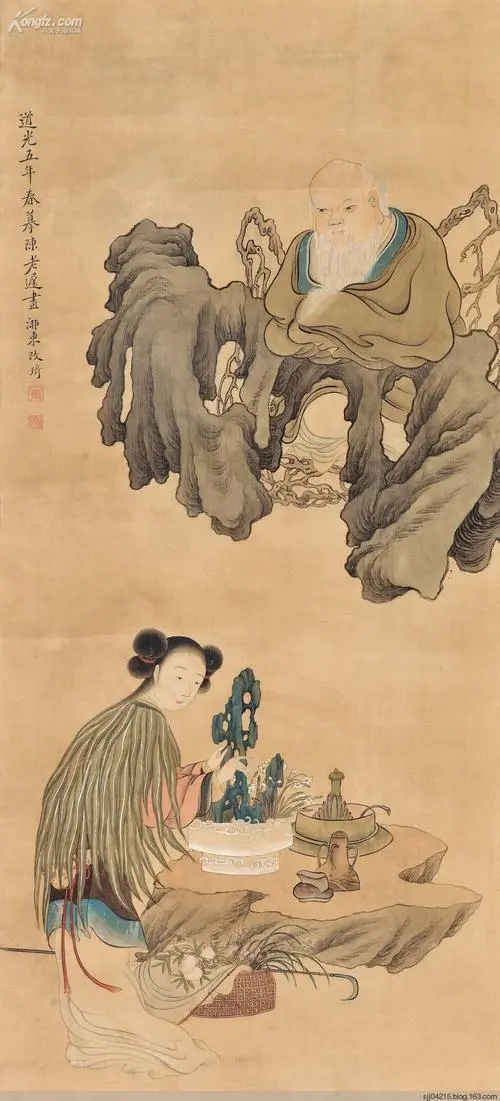 改琦国画仕女作品赏析