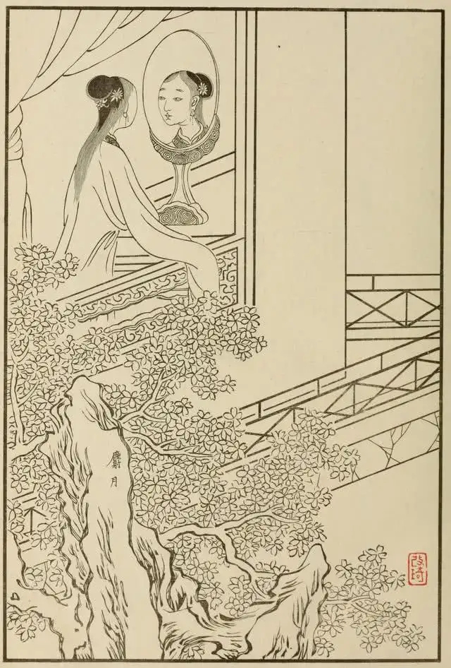 改琦国画仕女作品赏析