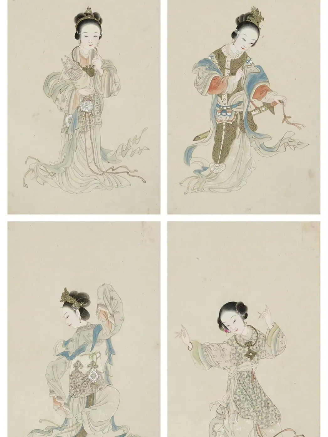 改琦国画仕女作品赏析