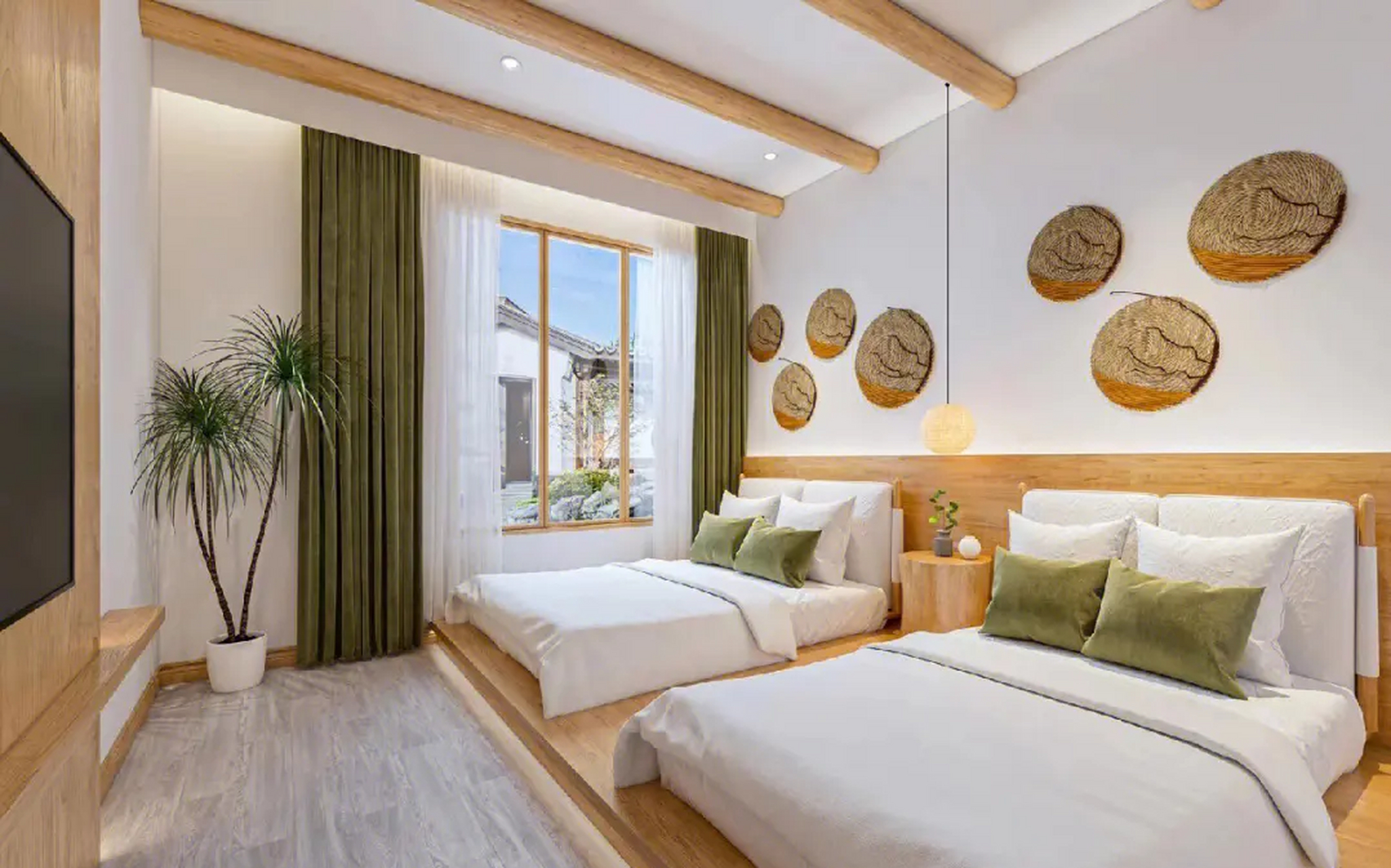 陕西秦岭沣峪口民宿改造,让你感受不一样的温馨舒适.