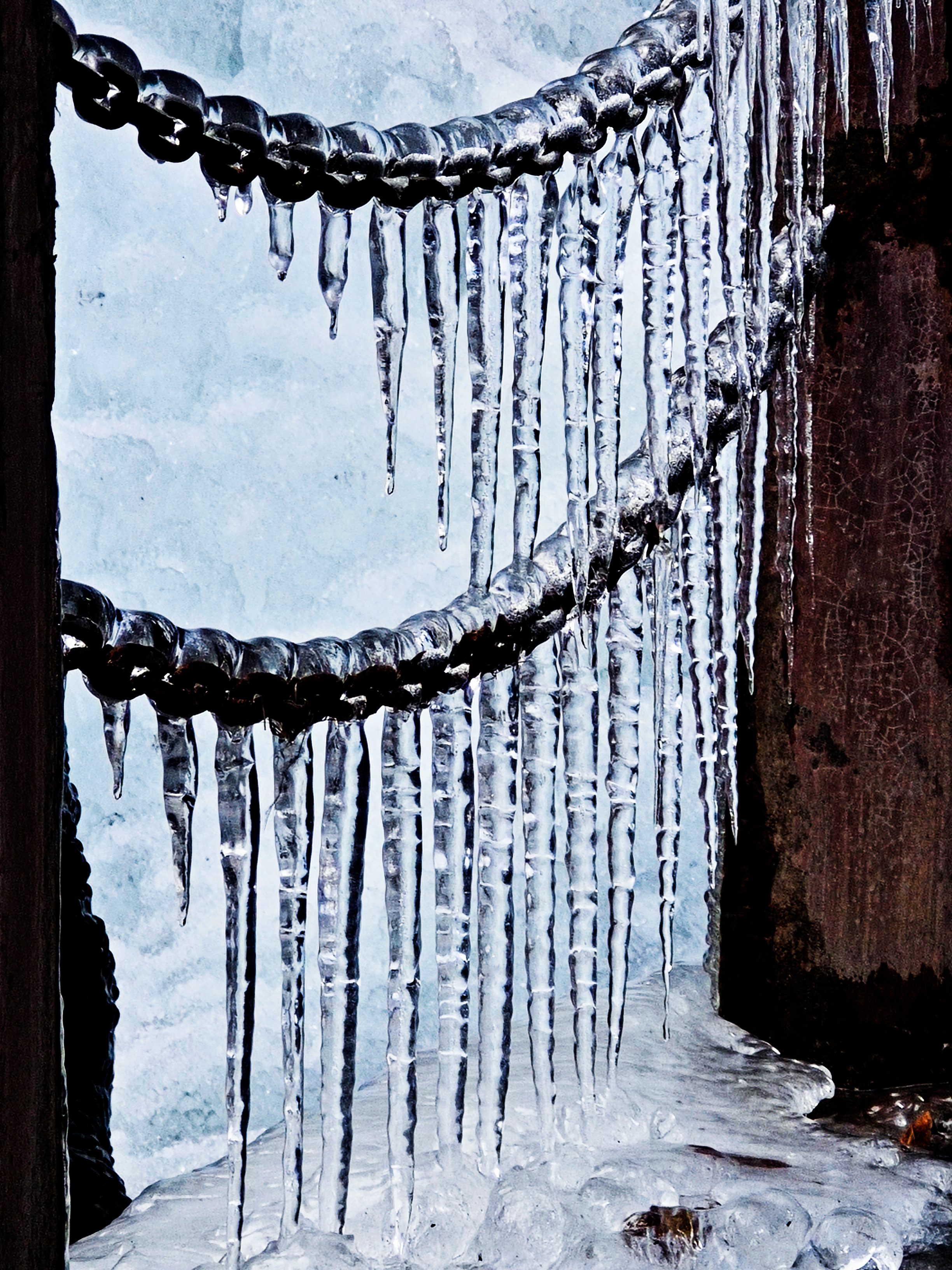 汉江源雪景图片