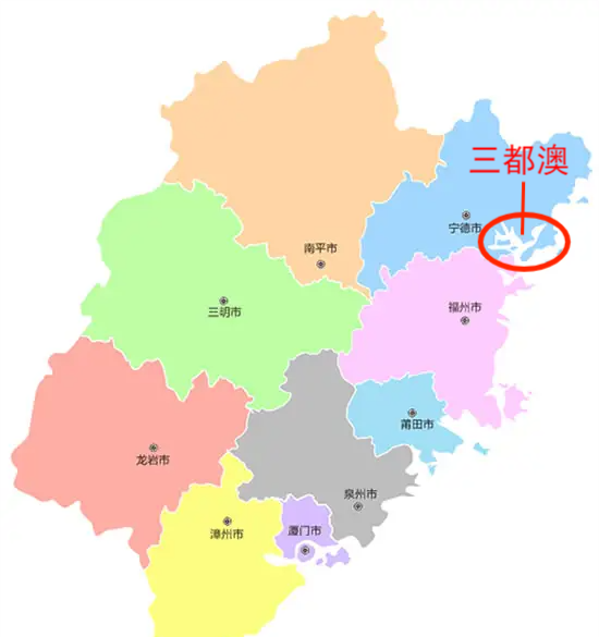 三都澳港地图图片