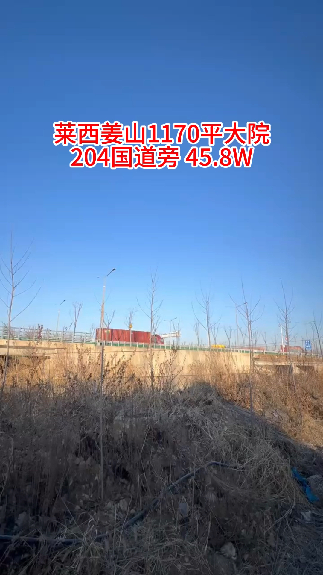 莱西姜山204国道旁1170平大院-度小视