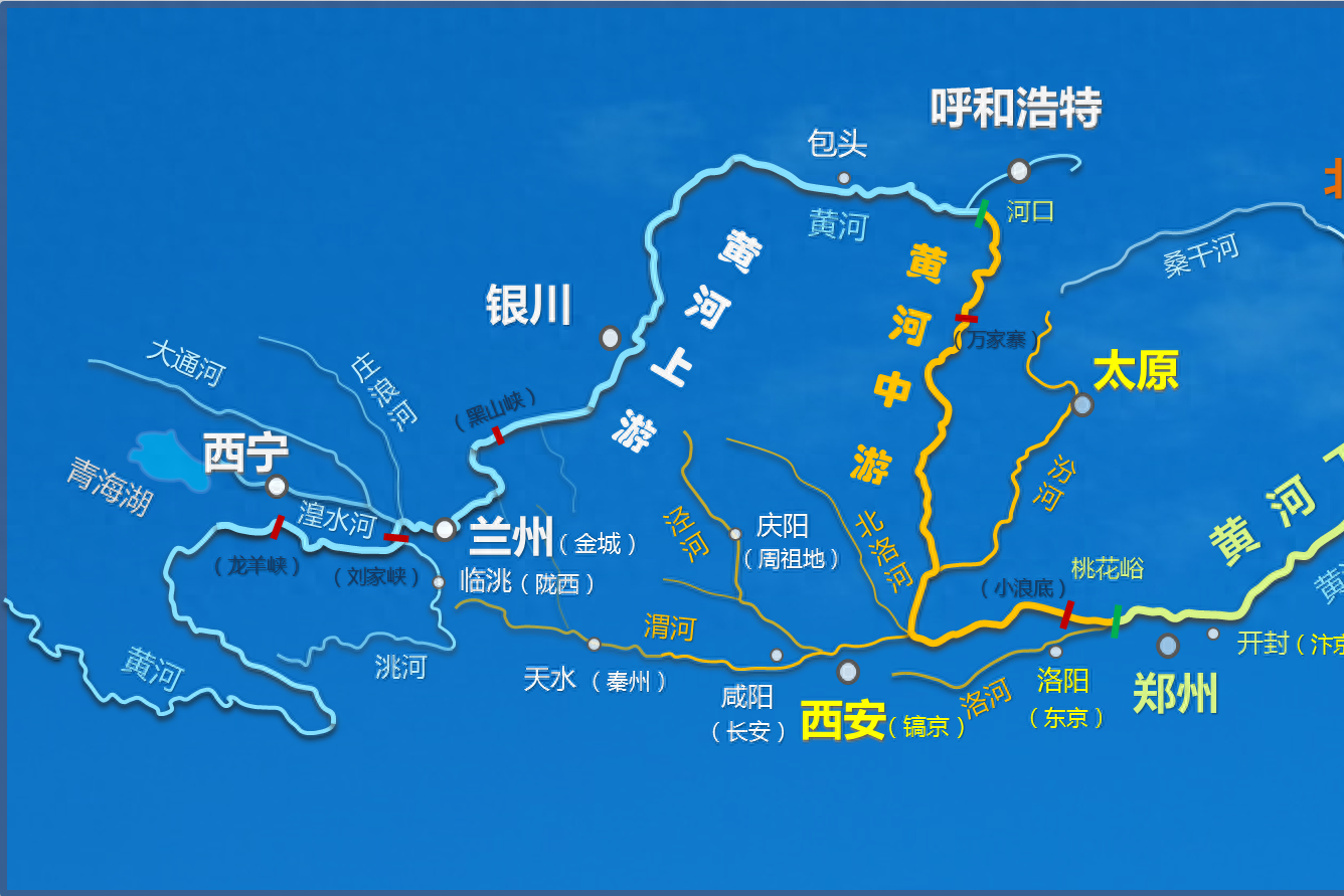 黄河启于巴颜喀拉,奔腾过草原与山岭.波澜壮阔的几字形大湾美不胜收!