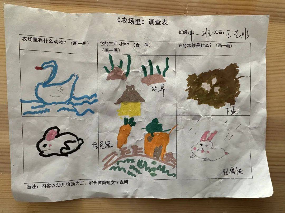 动物乐园——走进庆安乐儿堡幼儿园中班幼儿主题课程故事《农场里》