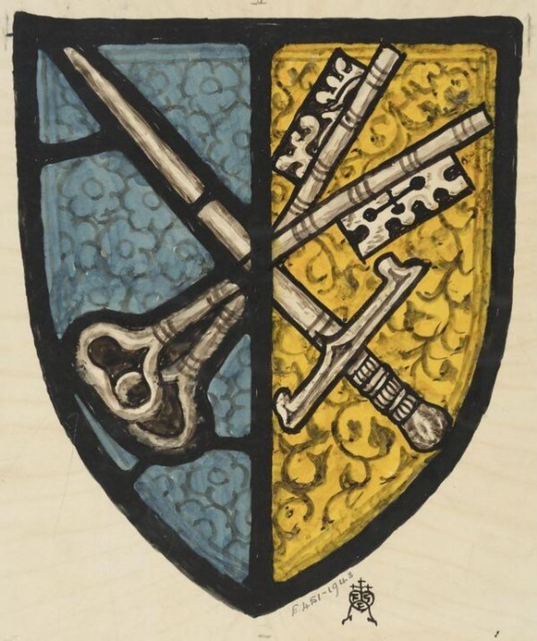 纹章也被称为盾形纹章,是一种西方特有的纹章设计,通常出现在纹章盾