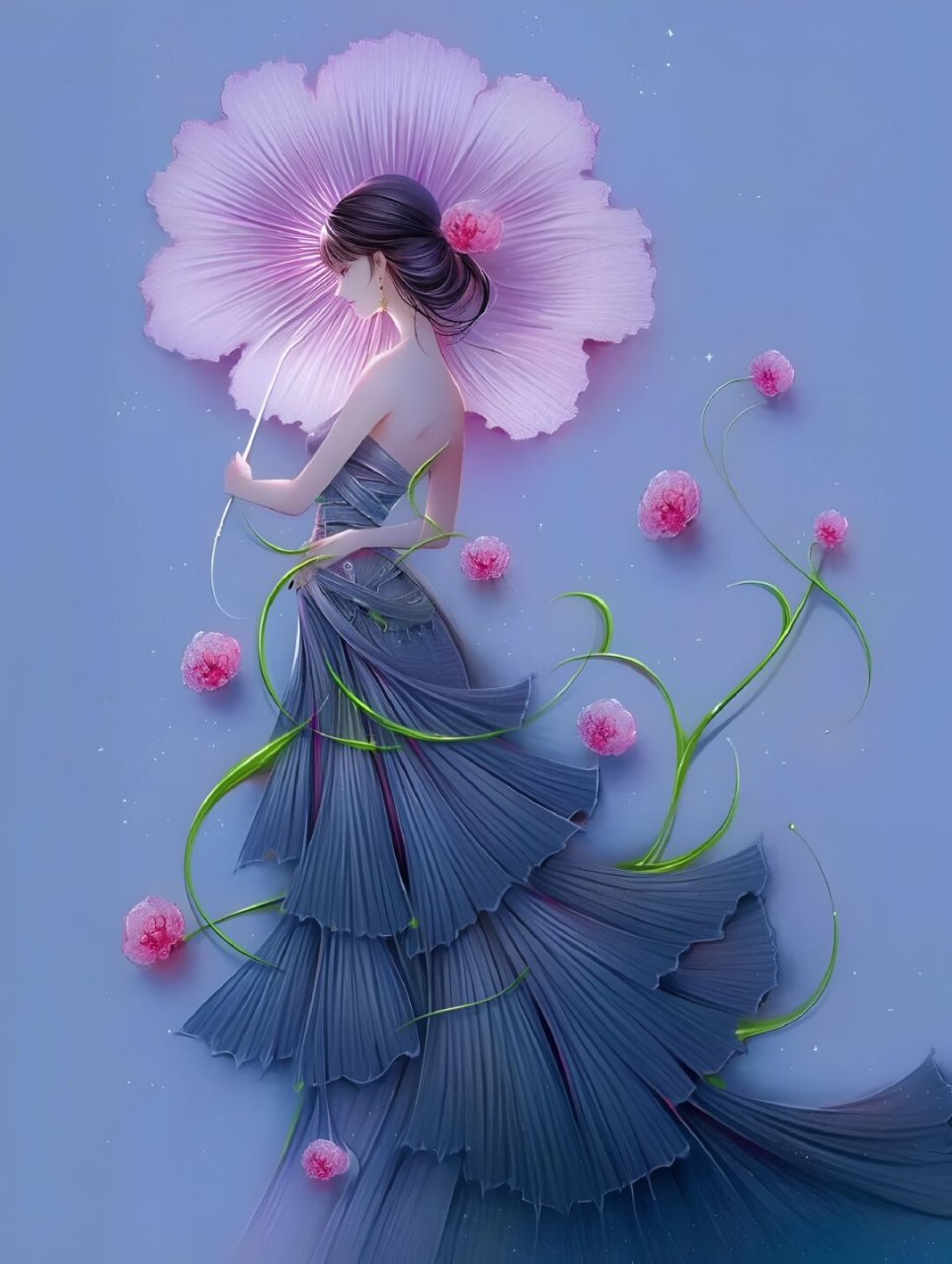 唯美意境  亲爱的女孩,你头上的王冠是如此闪耀,它是你独特的标志,是
