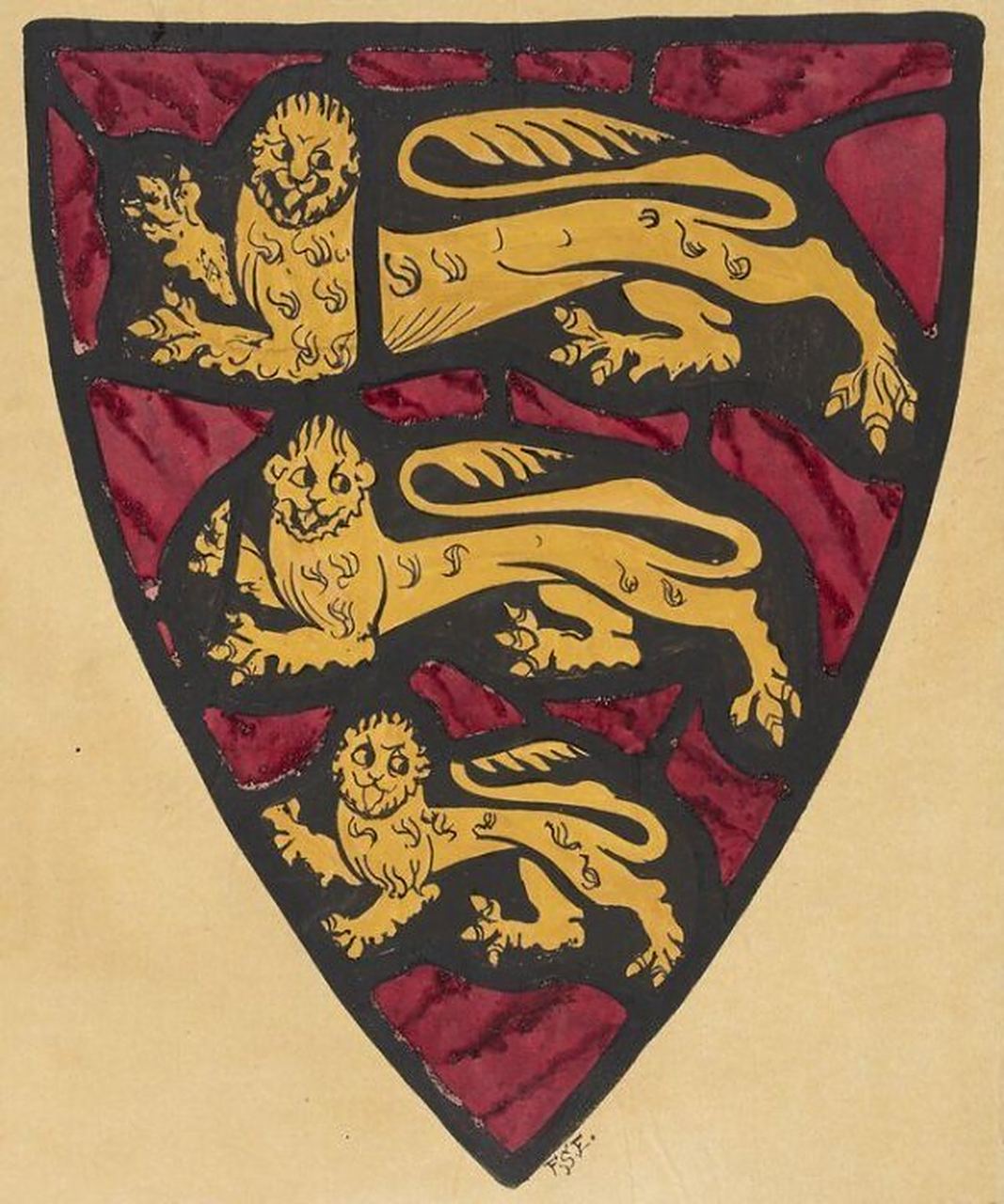 纹章也被称为盾形纹章,是一种西方特有的纹章设计