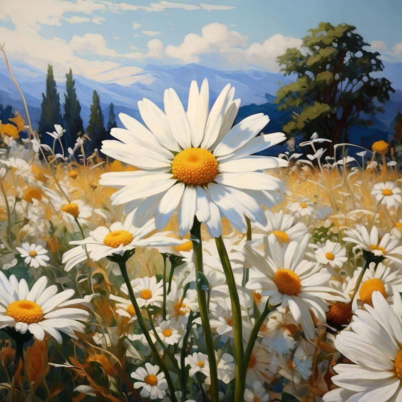 雏菊的头像图片   一朵娇小的雏菊正悄然绽放, 它的花瓣洁白如雪,中间