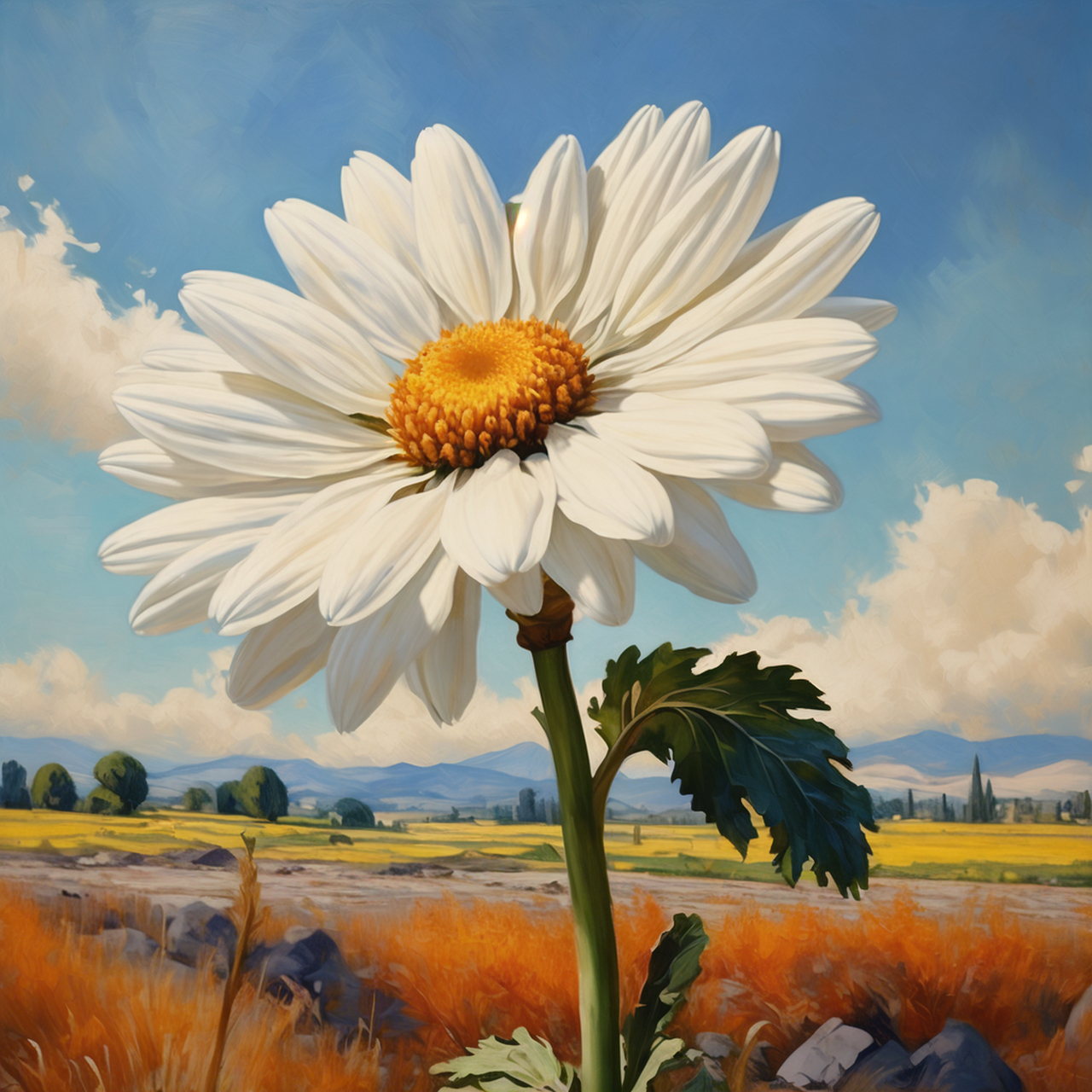 雏菊的头像图片   一朵娇小的雏菊正悄然绽放, 它的花瓣洁白如雪,中间