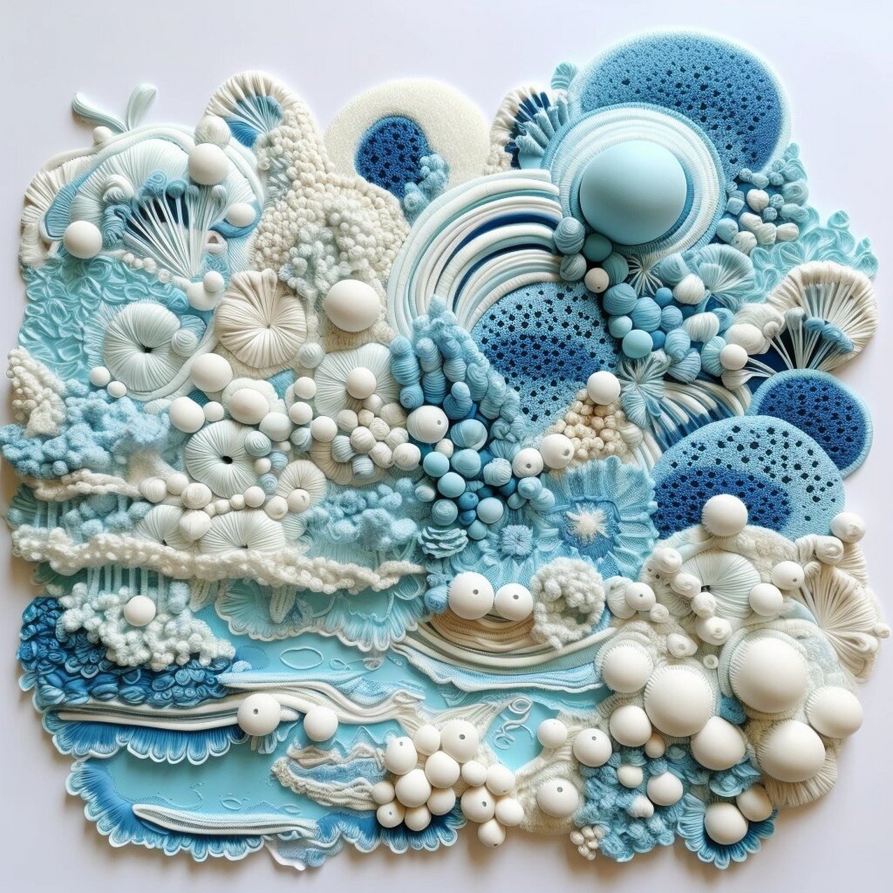 同时,纤维艺术作品通常都具有温暖的触感和