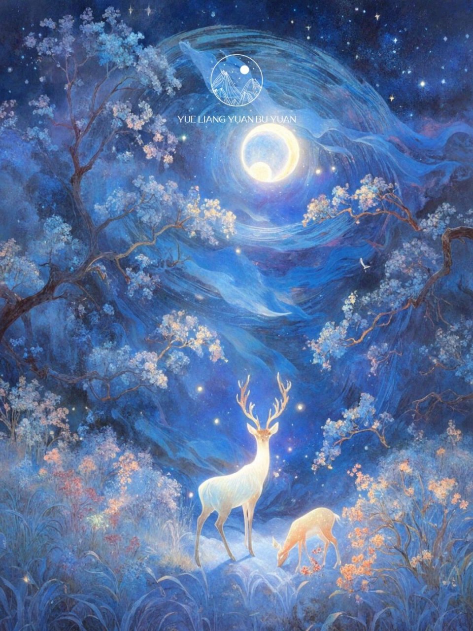 深山的鹿,不知归处  深山的鹿,  在林间轻盈跳跃,  它的世界,是绿叶与