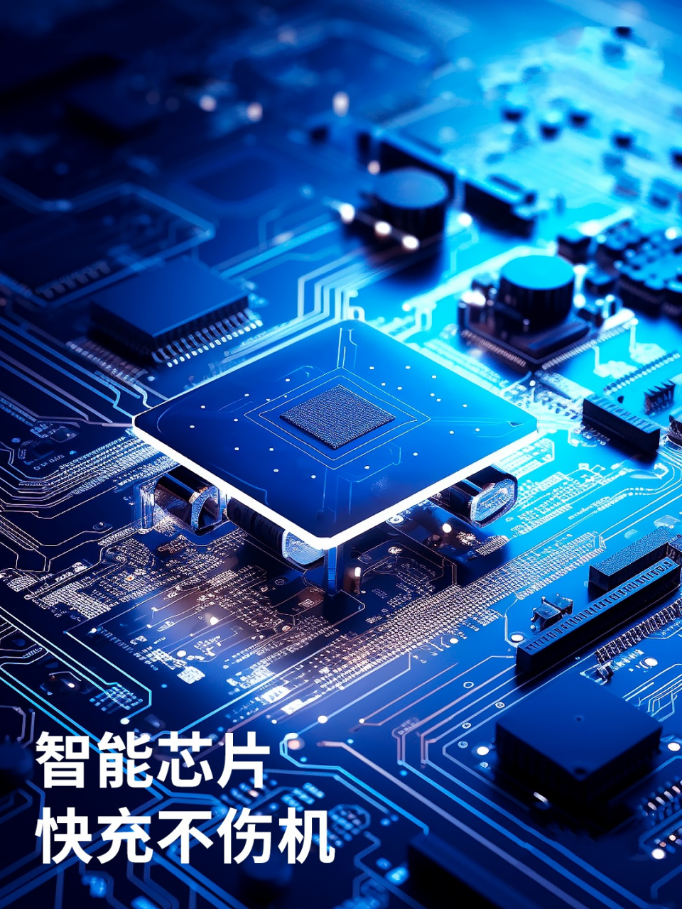 ai真的解决了我素材慌的问题,不服不行  高清风格的电子线路特写,采用
