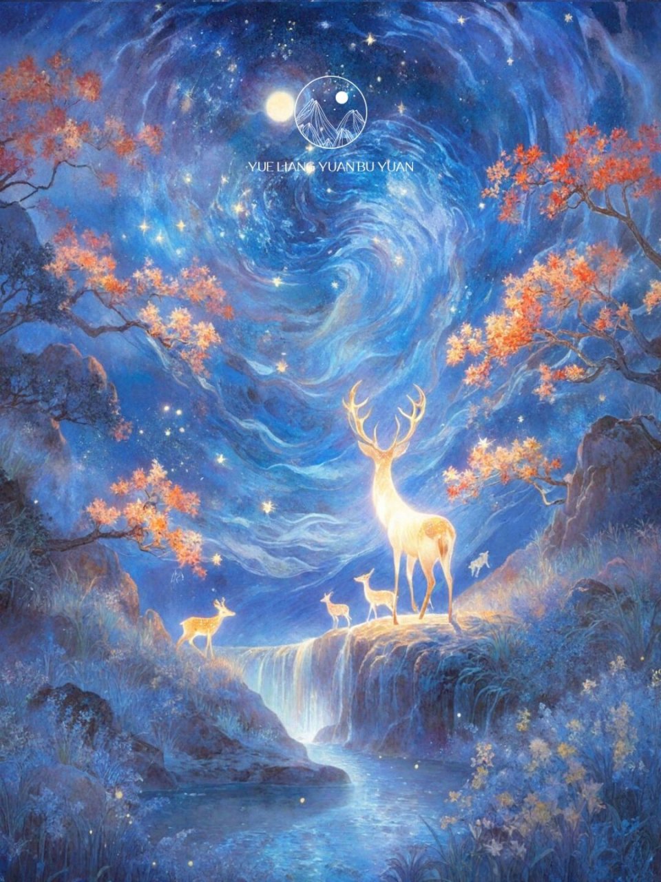 深山的鹿,不知归处  深山的鹿,  在林间轻盈跳跃,  它的世界,是绿叶与