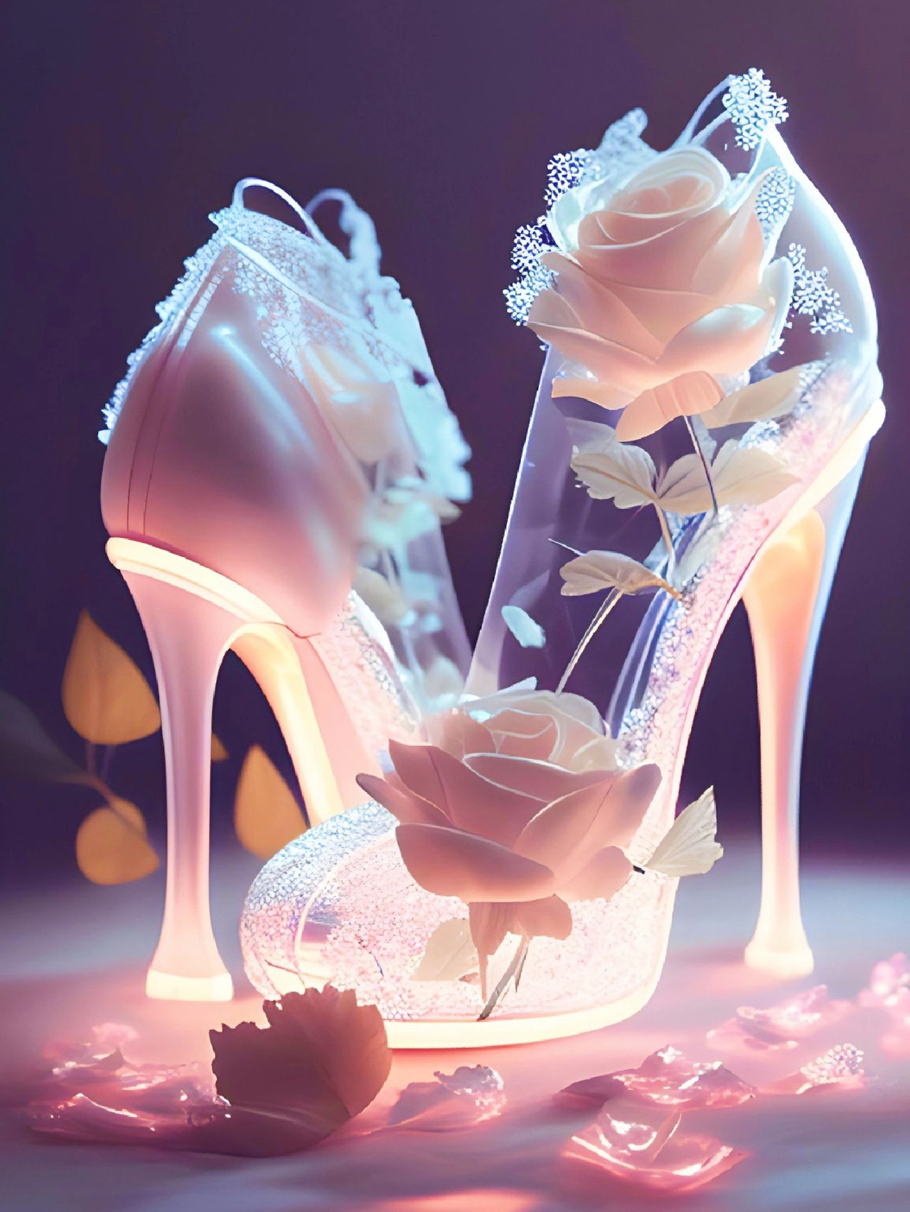 这就是灰姑娘穿的水晶鞋吧