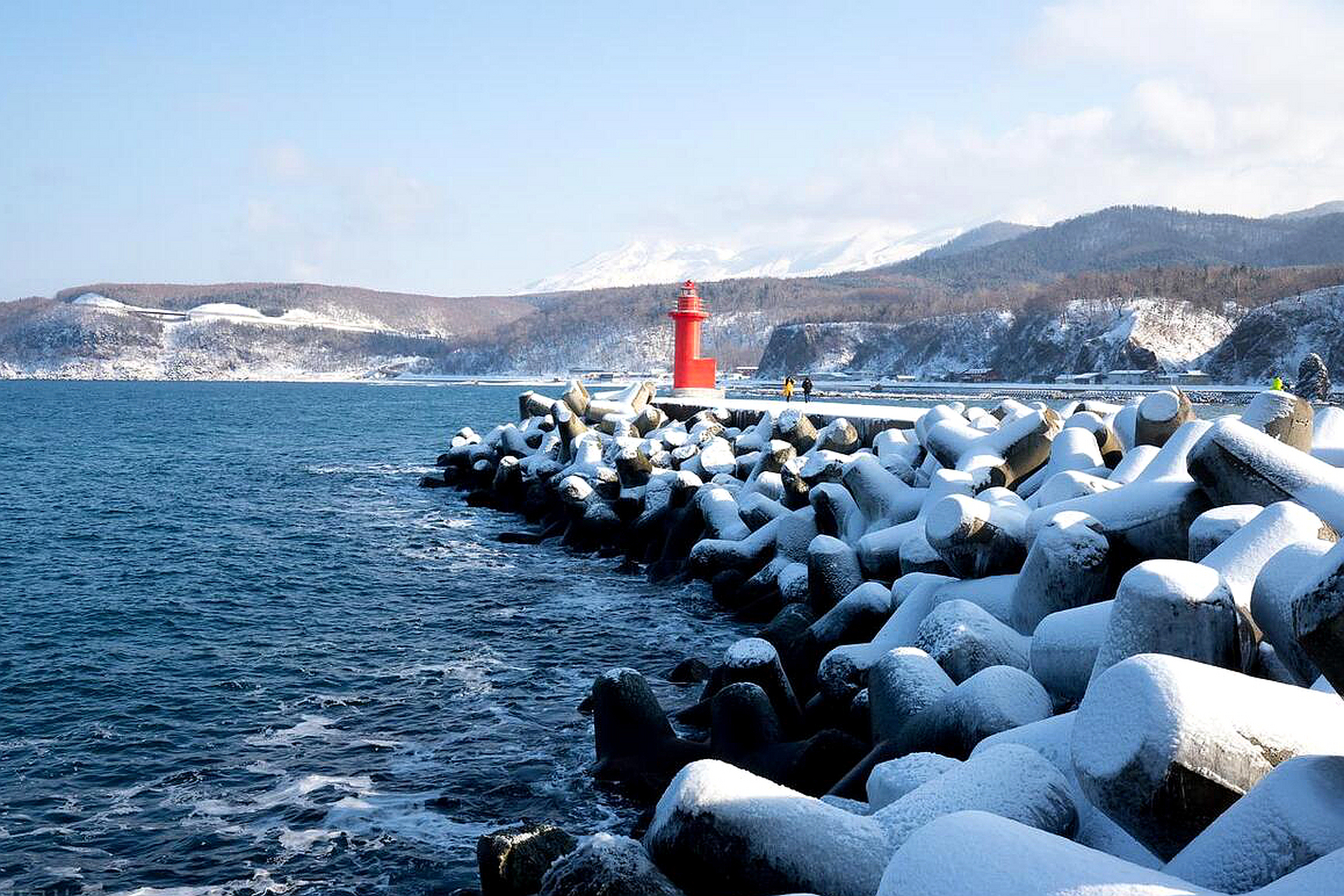 北海道雪景 唯美图片