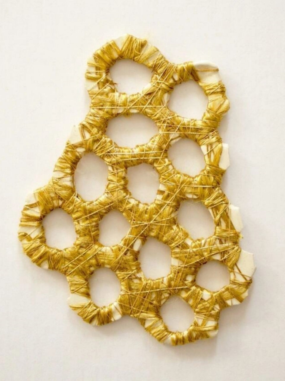 纤维艺术家emily barletta  美国艺术家emily barletta运用编织这一