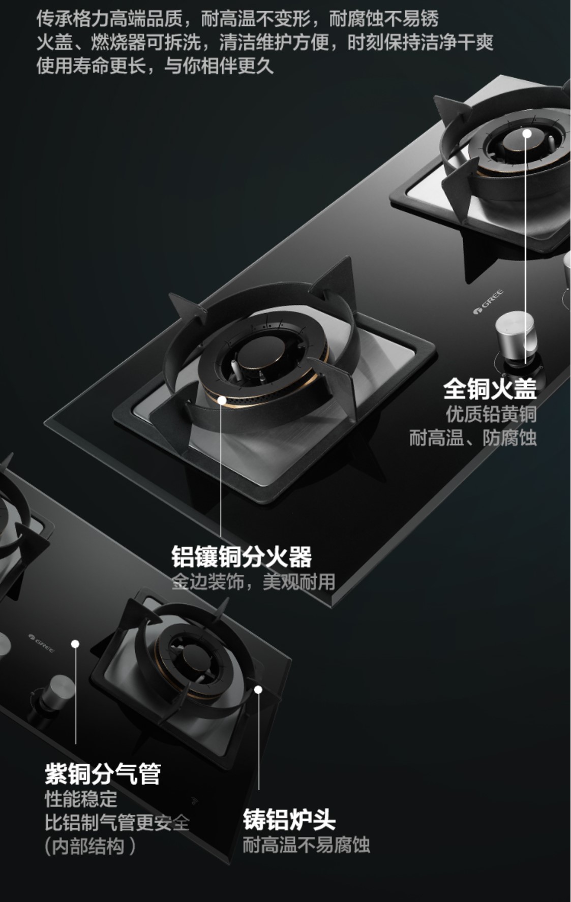 格力省气灶具靠谱吗?评测:大火力,易清洁