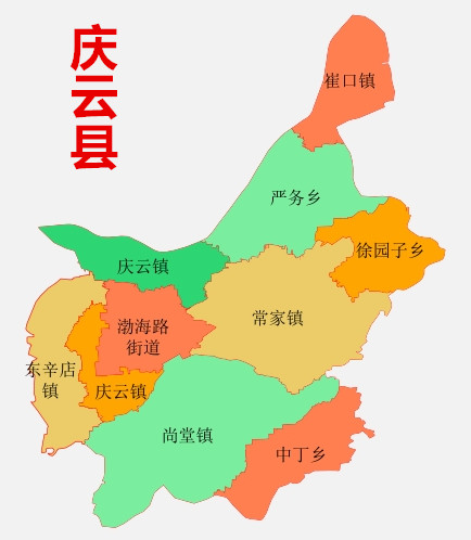 庆云县乡镇地图图片