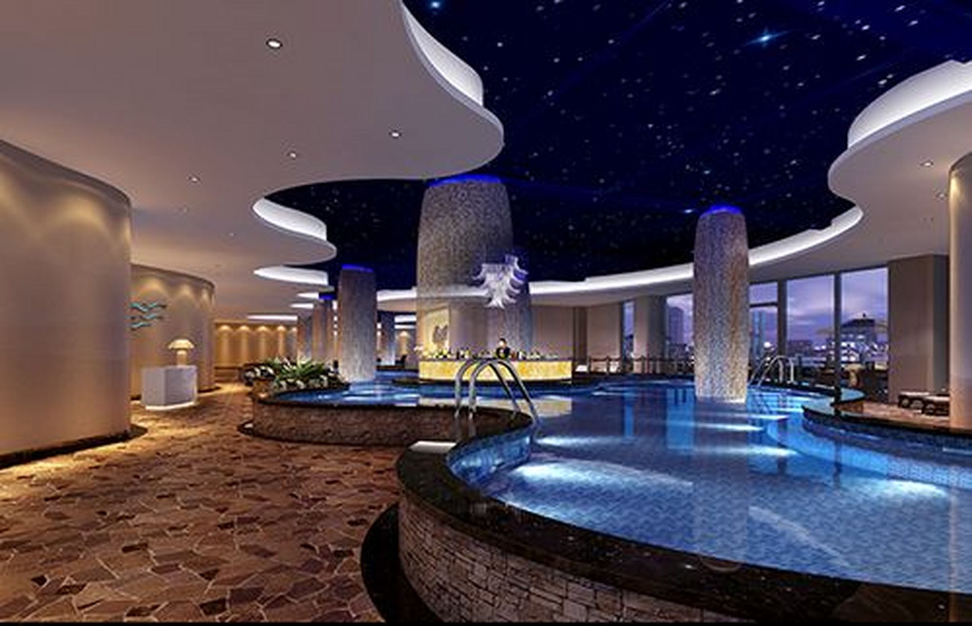 石阡温泉度假酒店位于城南温泉,占地面积3500余平米,建筑面积4000余 