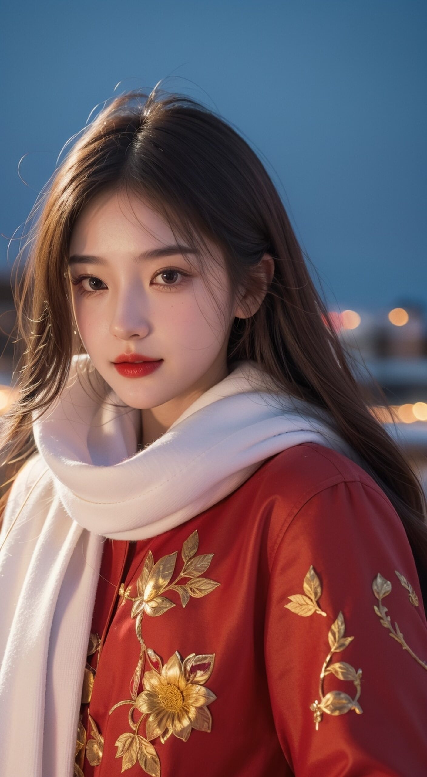 最靓头像壁纸征集赛# 温柔少女,雪地女孩#百家号优质短图文计划