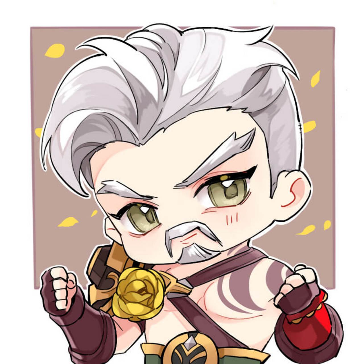 王者荣耀q版头像,姜太公? 和女儿讨论了半天,认为第一个人是姜太公?