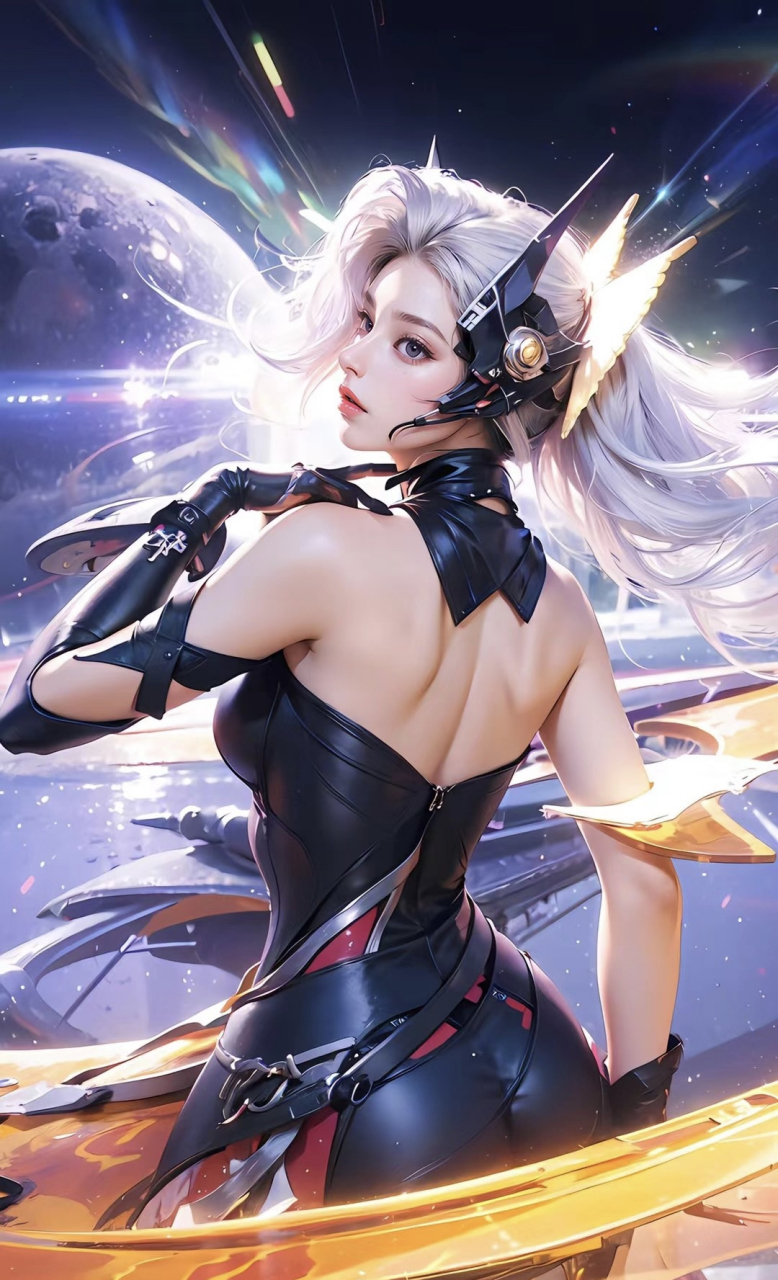 王者荣耀绝美花木兰高清手机壁纸  这完美无缺的身材,无暇脸孔,要是有