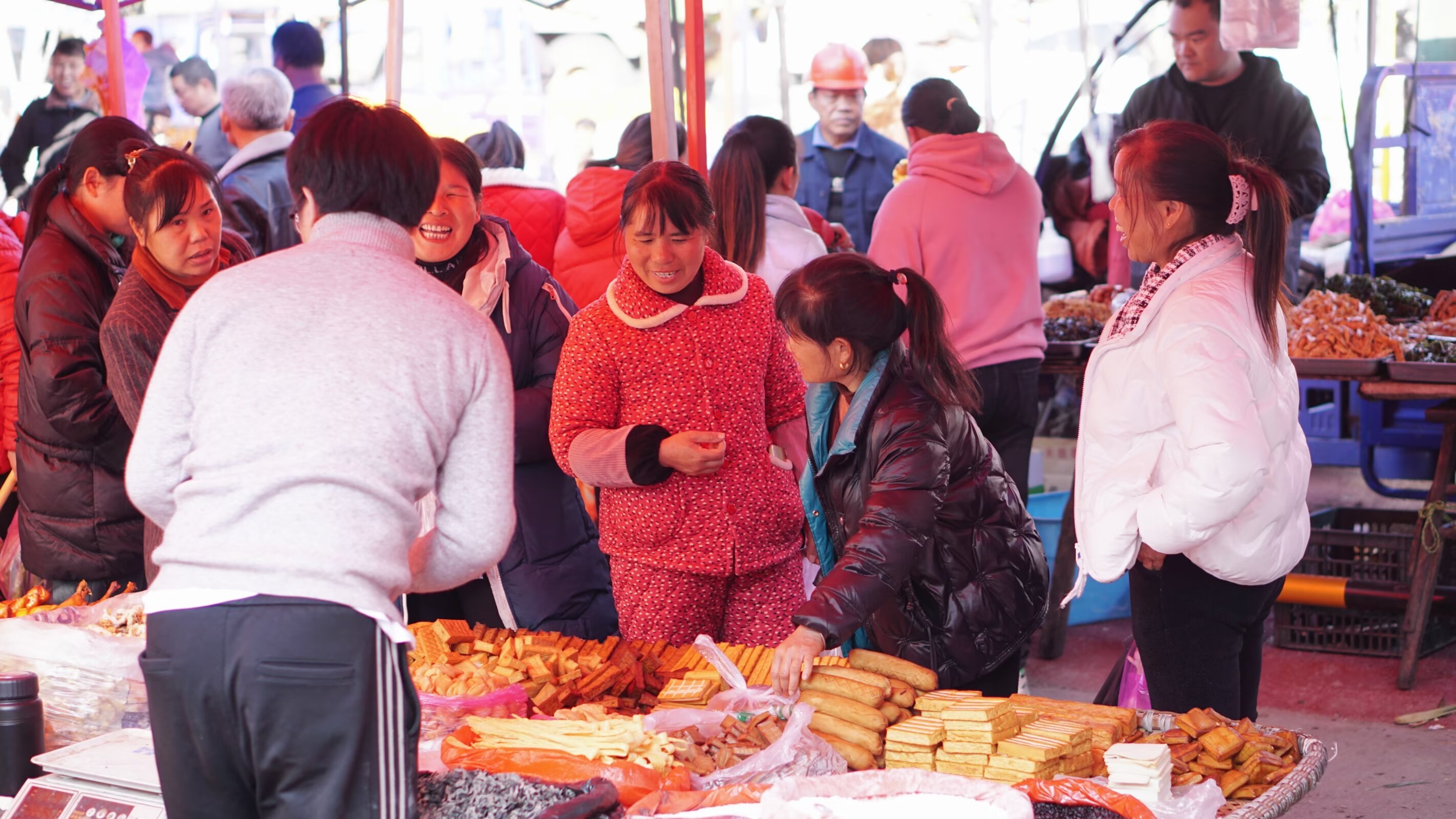 江西上栗:横水村集市的热闹