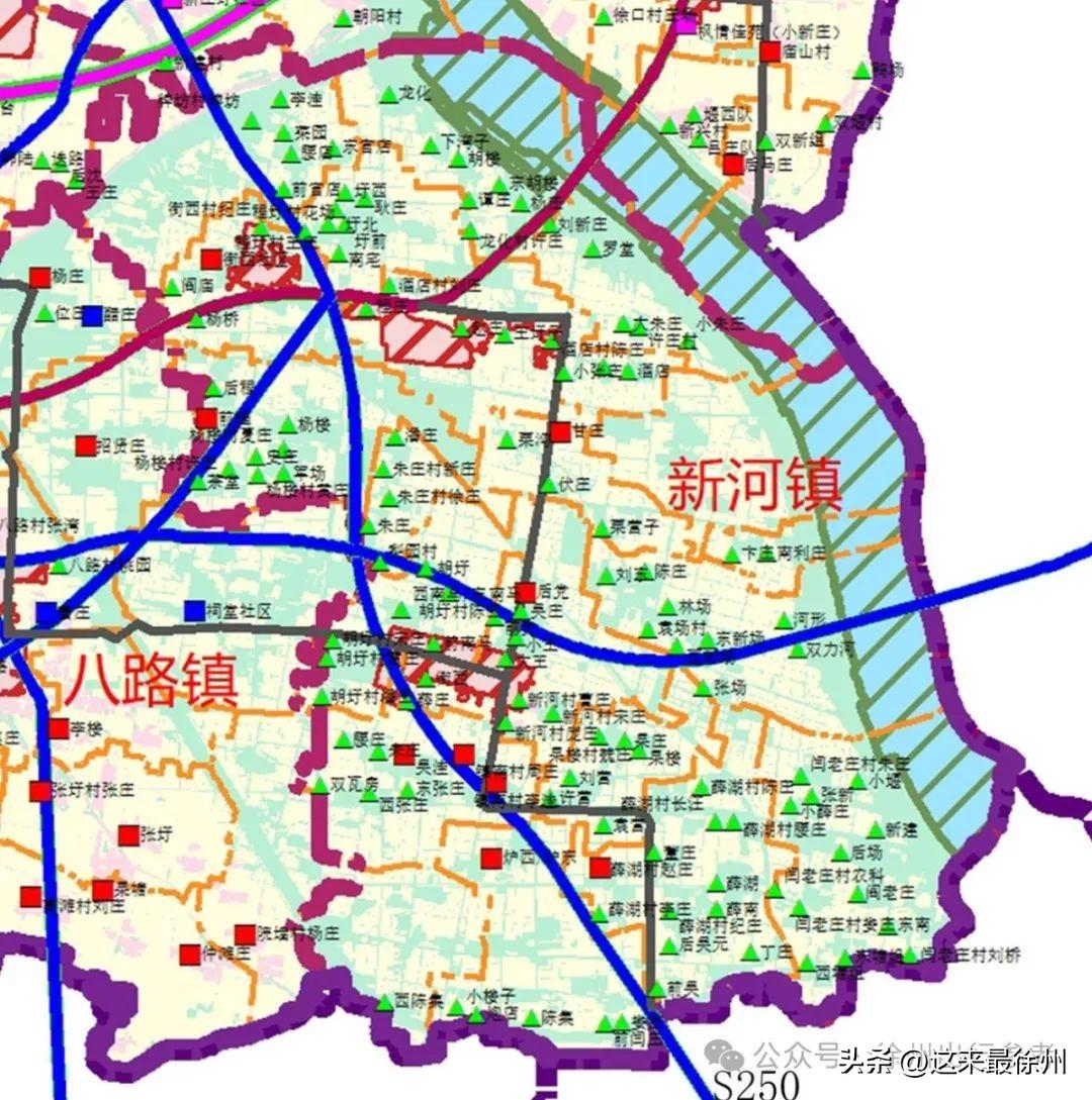 邳州市2023版镇村布局规划|s12徐临s61台睢高速走向新河镇拆迁