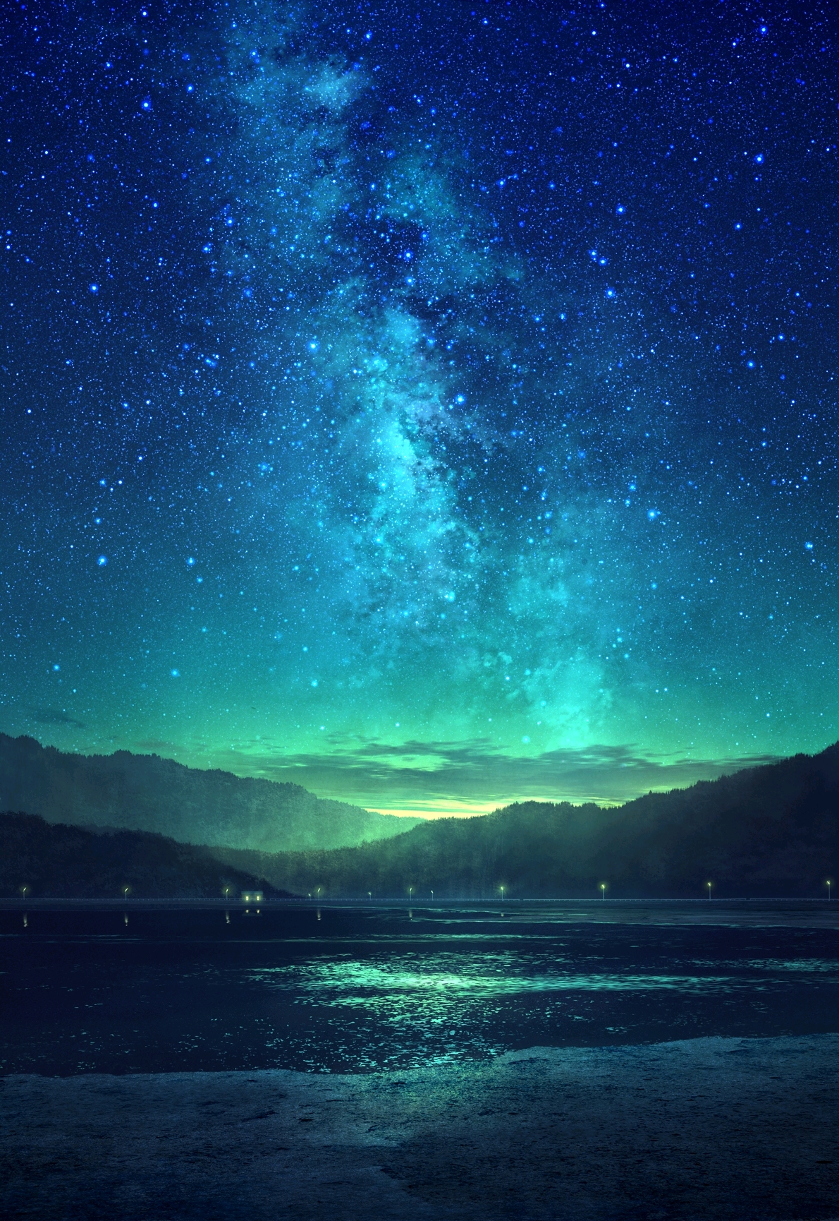 神秘星空手机壁纸 浩瀚星空,繁星.@一纸荒城的动态