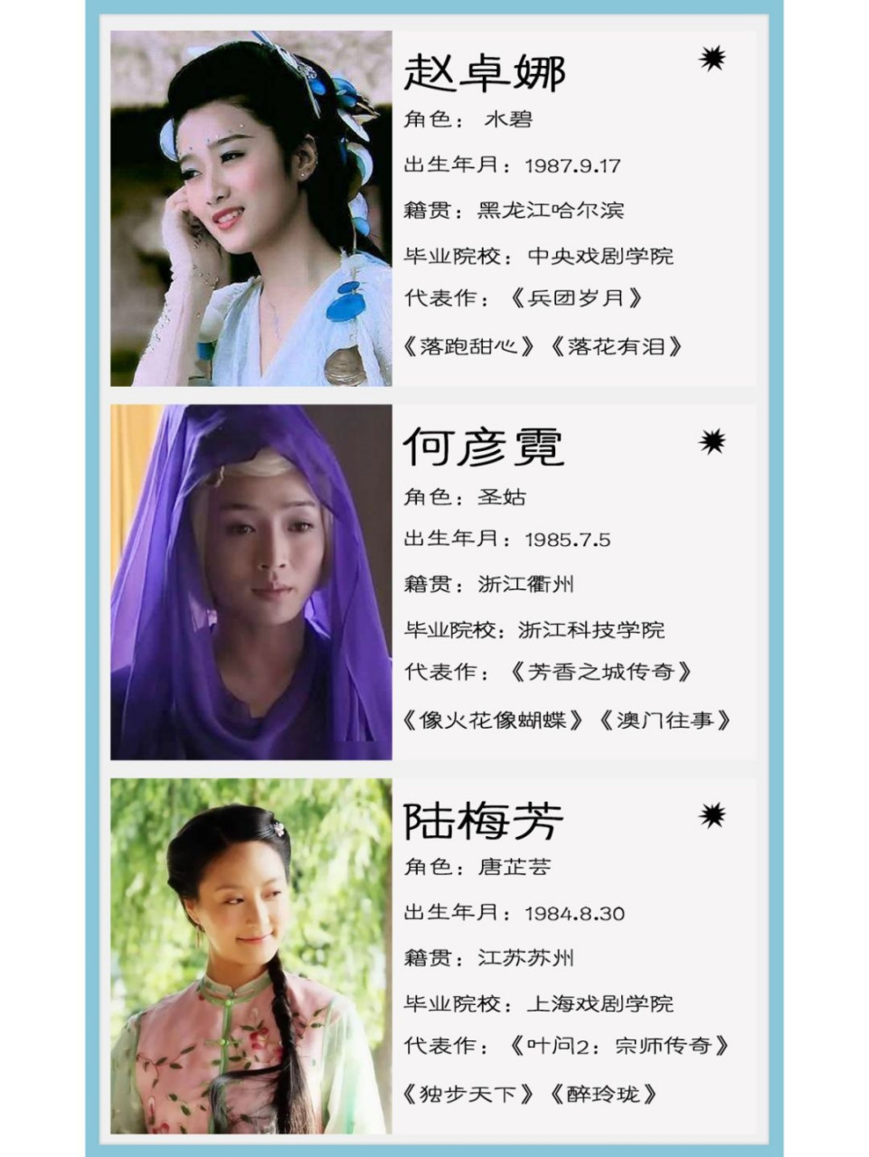 再看仙剑3主要女演员,配角都好美好出彩 《仙剑奇侠传三》真的是经典