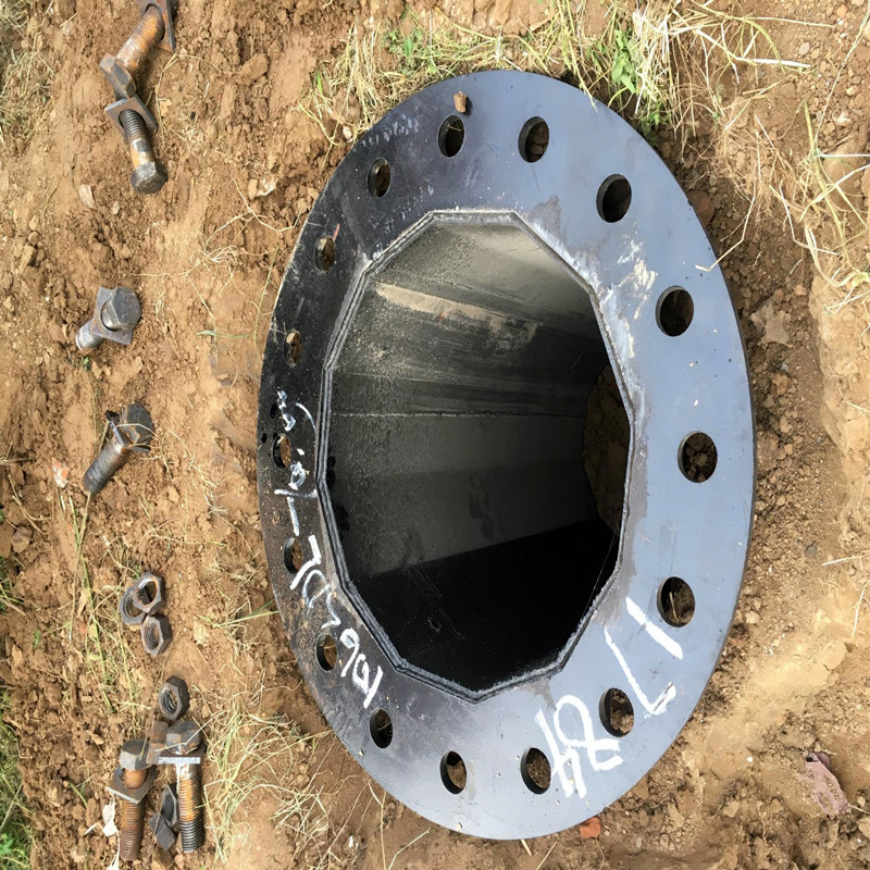 多用于线路起端和尾端的杆型是终端钢管杆 基础打桩一条龙