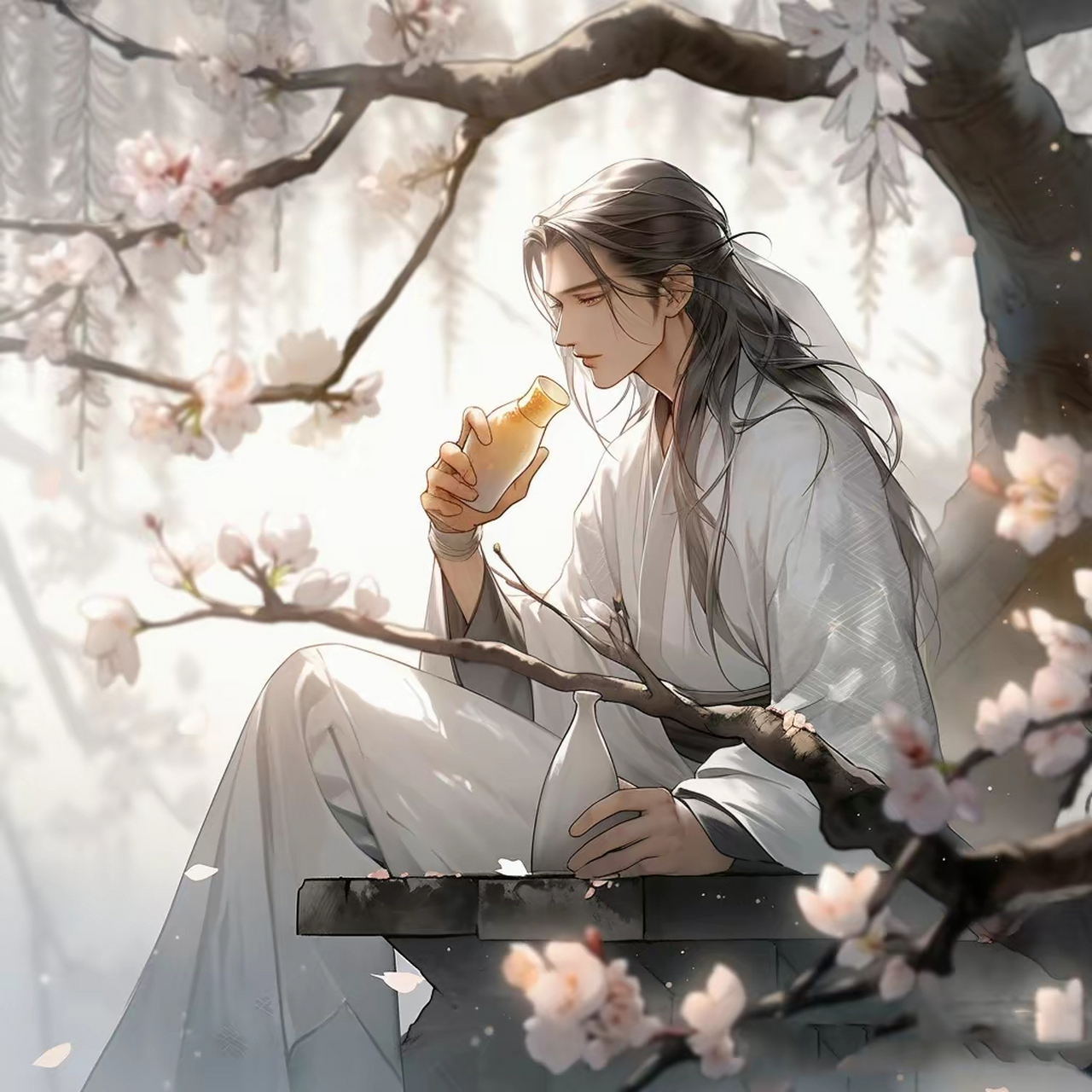 古风男生头像,古风美男,似乎带着一种神秘而又吸引人的气质 #跨年创作