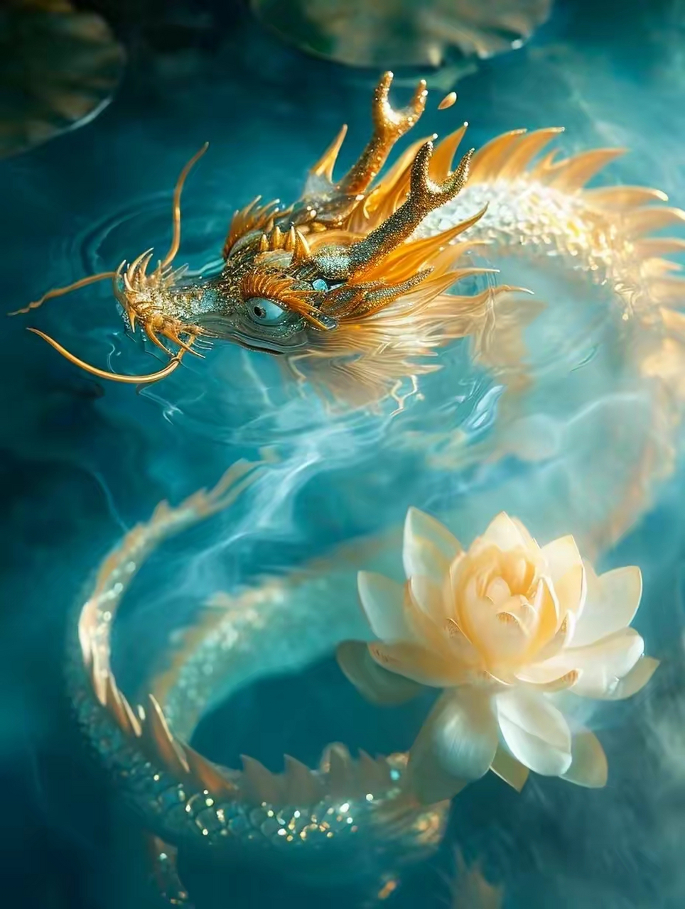 金龙壁纸～金龙相伴,吉祥如意 #跨年创作挑战赛
