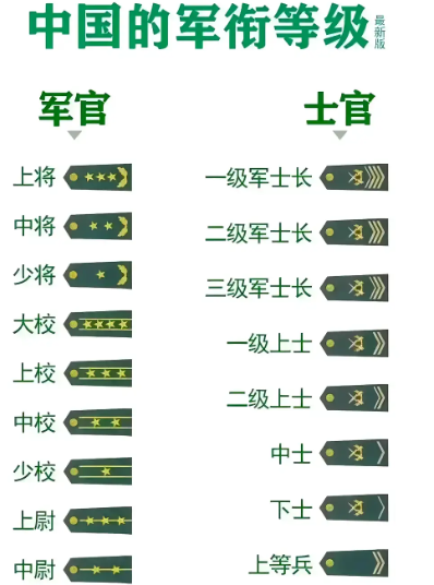 军衔一杠一花图片