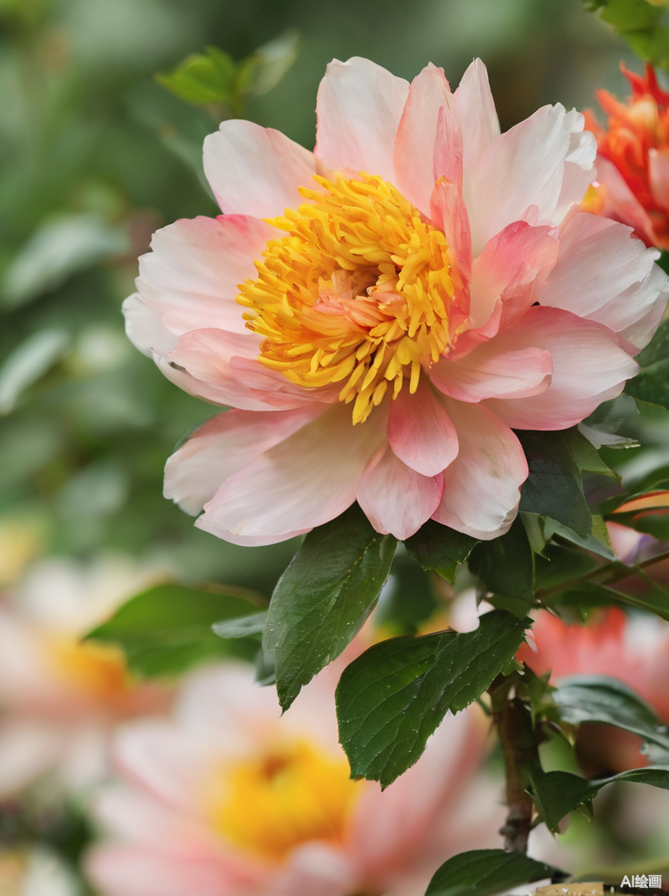 迎春花儿开 朵朵放光彩 它从严冬到新春 走过了寒冷的冬日 枝头花正发