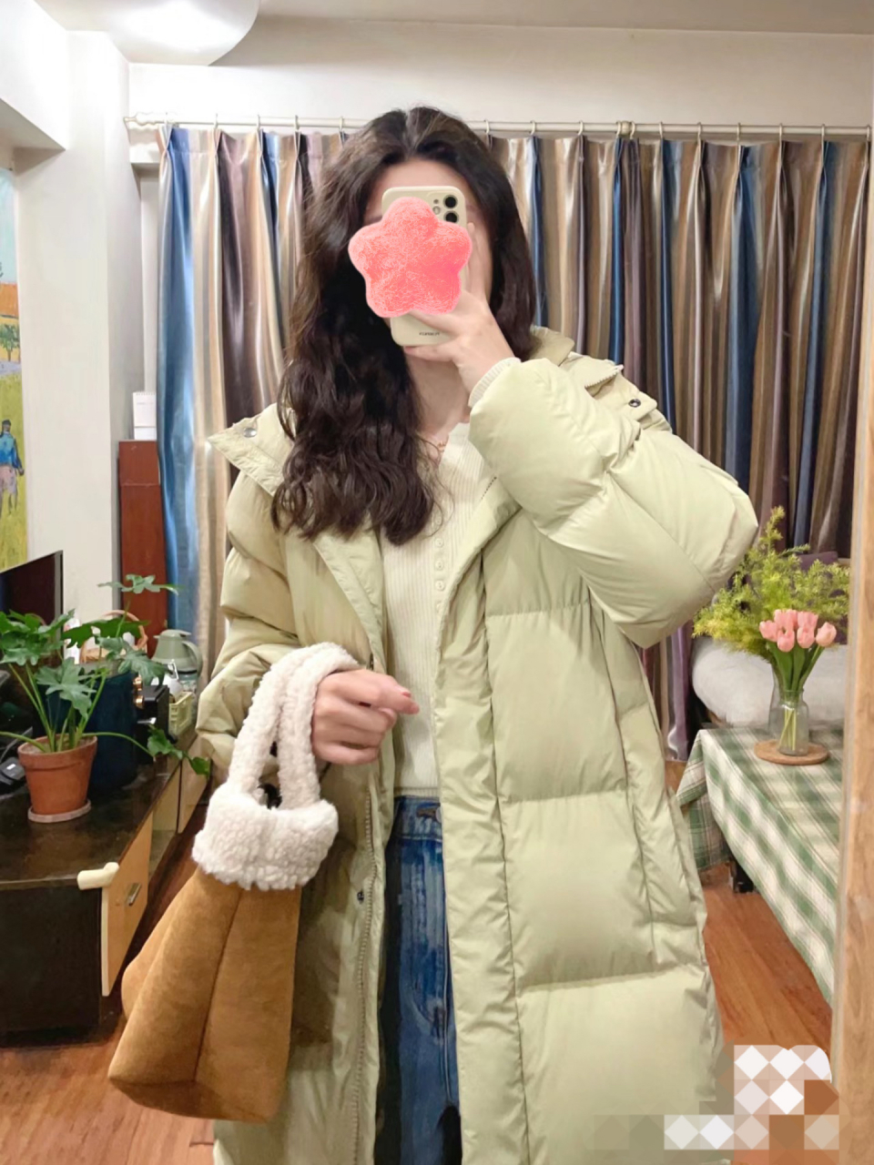 过冬的羽绒服就是要够厚够保暖     冬天需要一件大被子羽绒服   穿在
