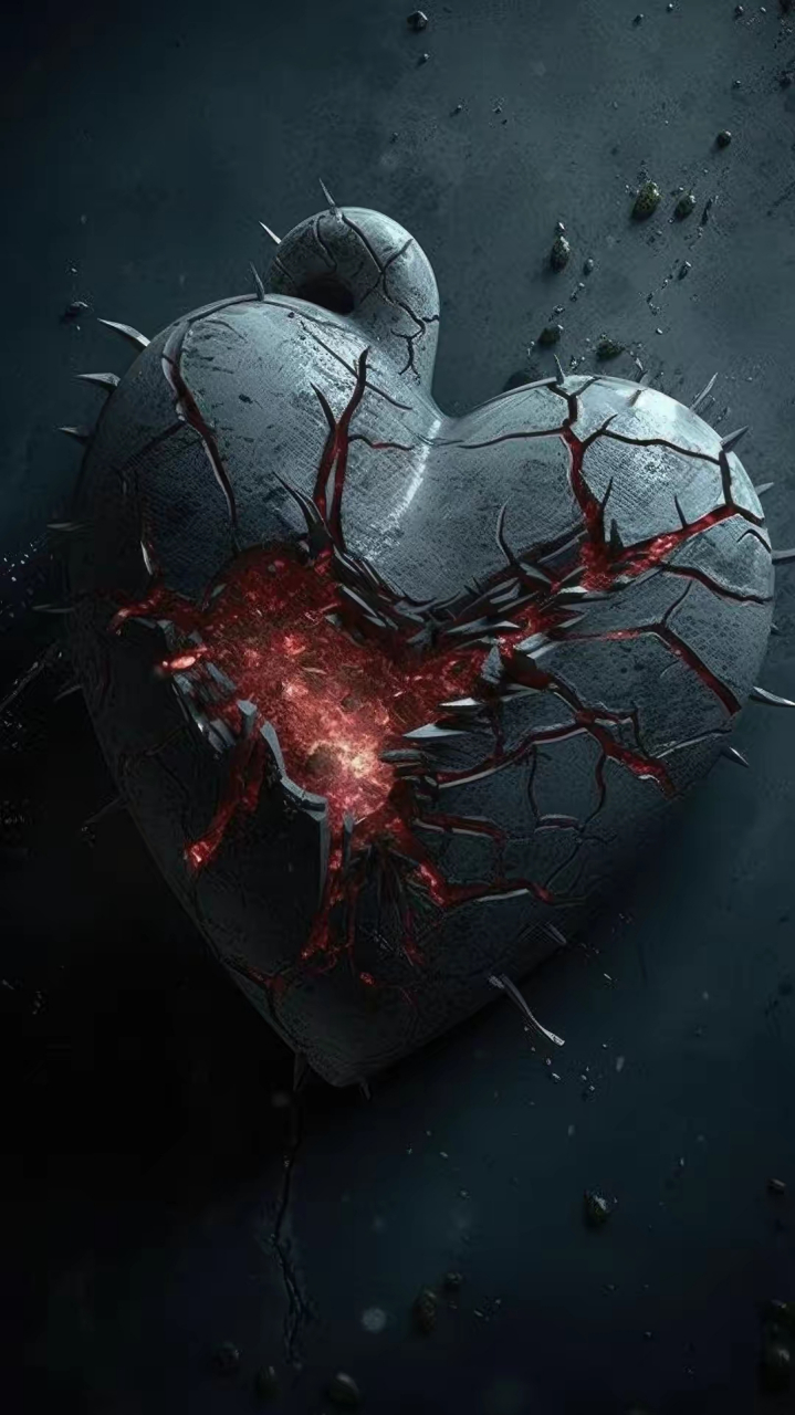 壁纸分享～只有破碎的心,才能释放出更真实的情感 #跨年创作挑战赛