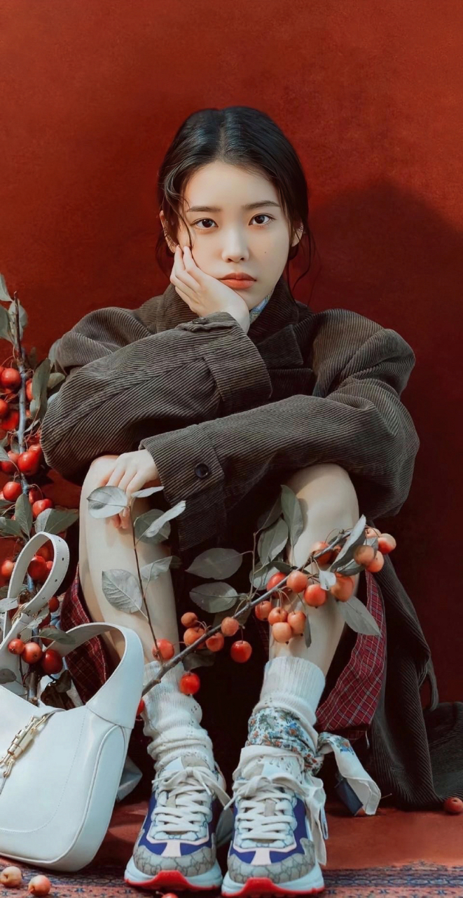 iu李知恩清纯可爱高清手机壁纸[心]  国民妹妹,第一眼就喜欢上,甜美的