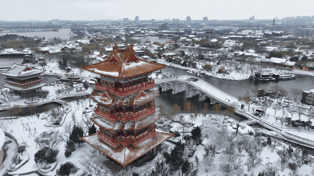 行走河南·读懂中国|雪落开封 梦回汴梁