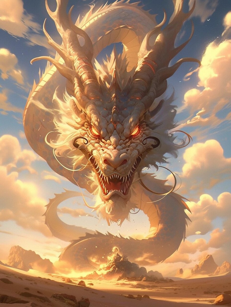 霸气中国龙系列|大吉  龙腾盛世,送你几张壁纸