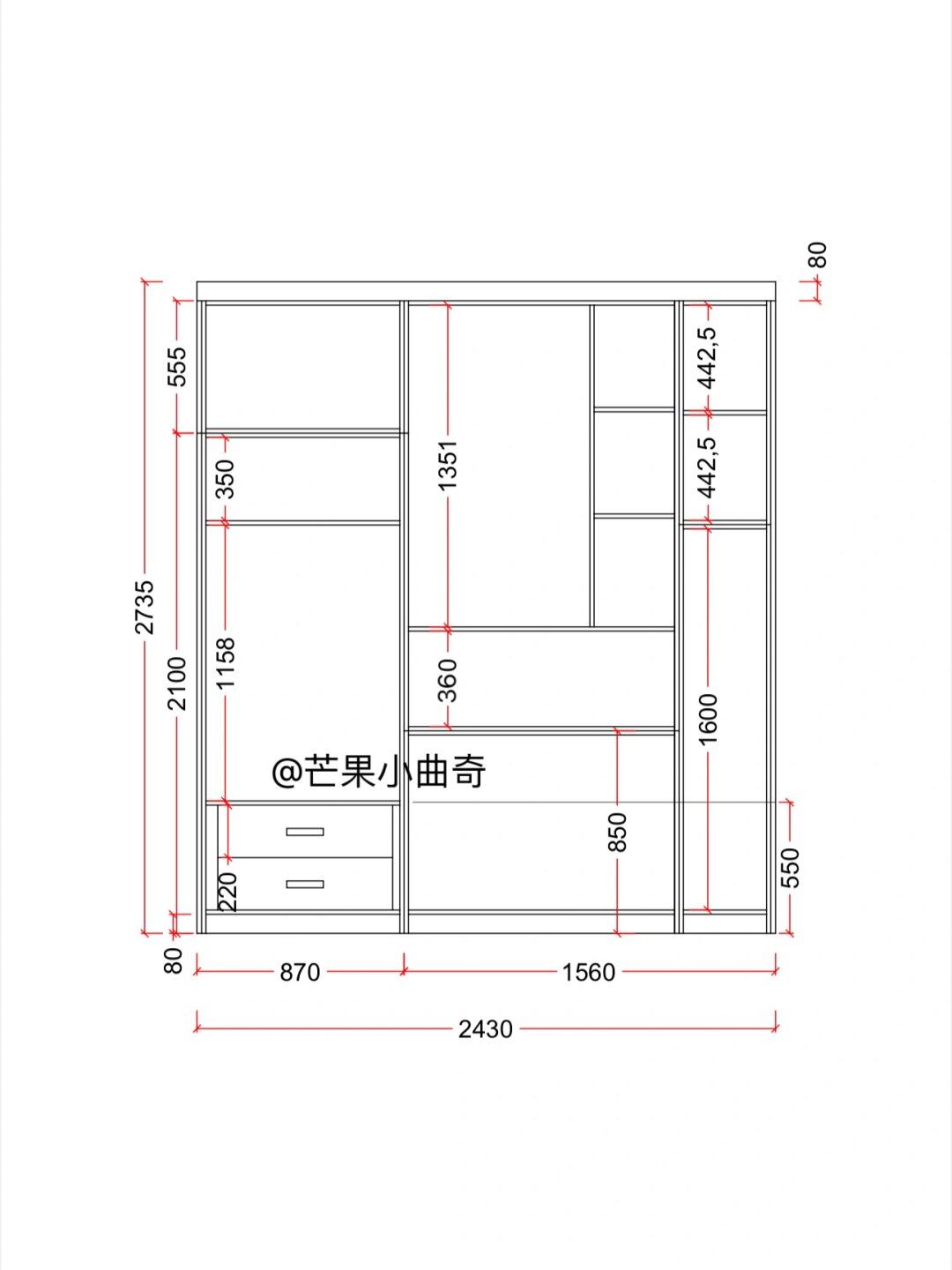 儿童卧室平面图带尺寸书桌尺寸图纸平面图榻榻米尺寸图纸什么叫高度