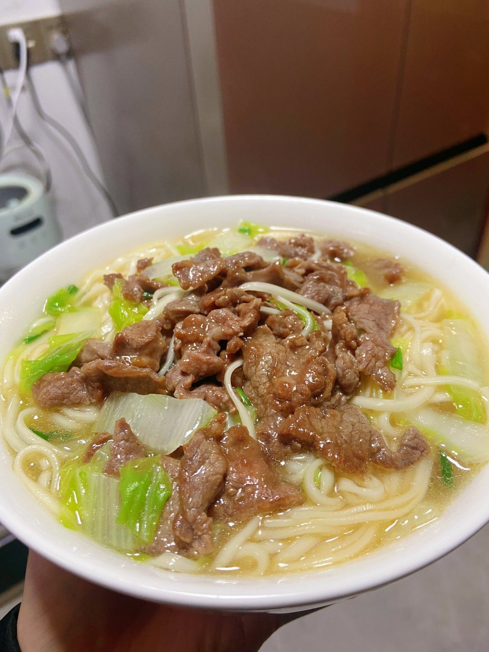 养胃汤面,好吃又鲜甜的白菜牛肉面 家属最爱吃的面条之一!