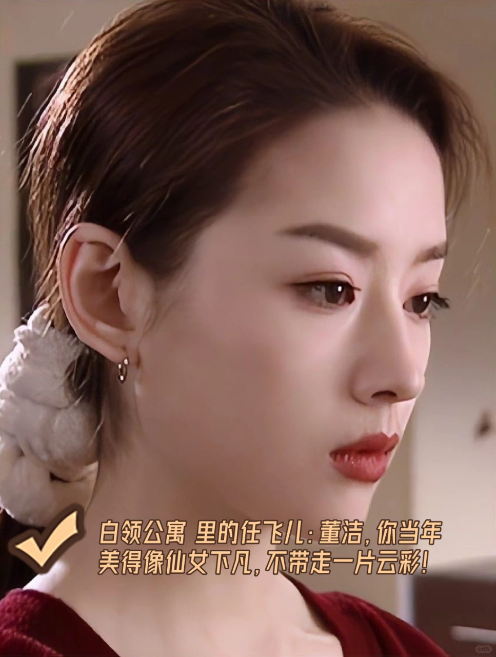 白领公寓 里的任飞儿:董洁,你当年美得像仙女下凡,不带走一片云彩!