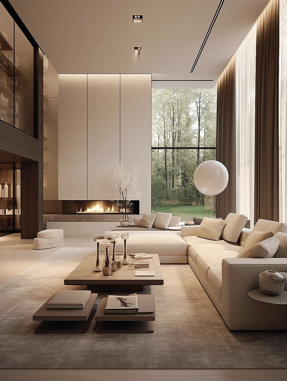 别墅装修  法式轻奢与奶油风,浪漫与品质的完美融合  在别墅装修设计